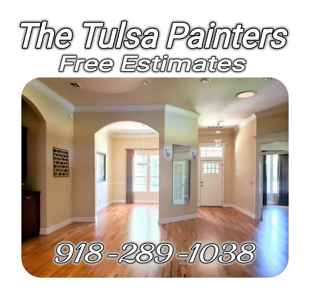 House Painting Cabinet Painting Deck Fence Staining   Tulsa Painters Logo Ads 